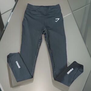 GYMSHARK HIGH WAIST W/3 HIDDEN BACK W/TIGHTING WAISTLINE POCKETS GREY LEGGING